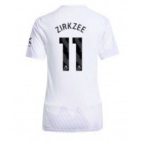Manchester United Joshua Zirkzee #11 Vonkajší Ženy futbalový dres 2025-26 Krátky Rukáv